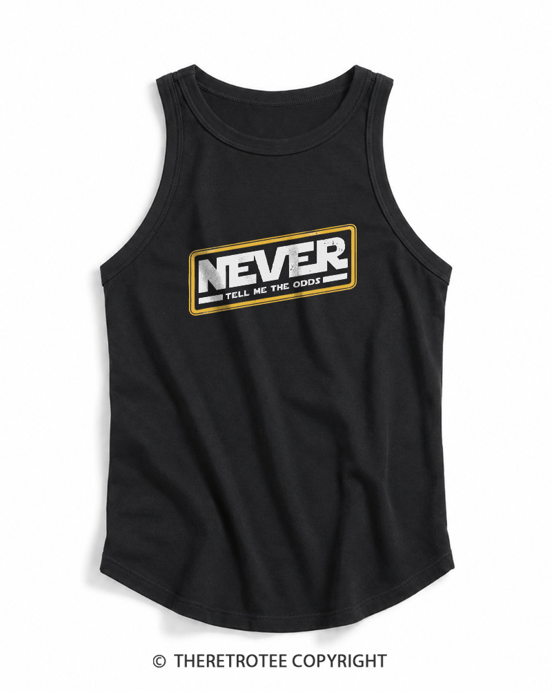 TheRetroTee Never Tell Me The Odds 1980s Tank Top