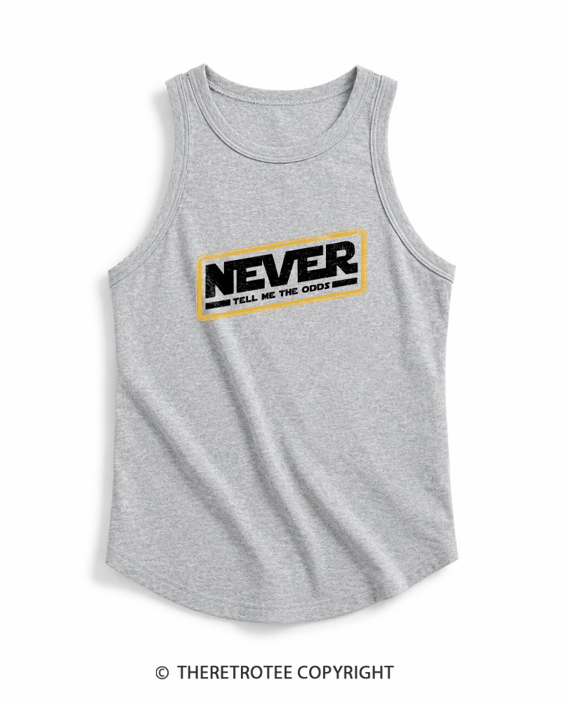 TheRetroTee Never Tell Me The Odds 1980s Tank Top