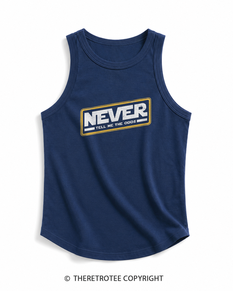 TheRetroTee Never Tell Me The Odds 1980s Tank Top