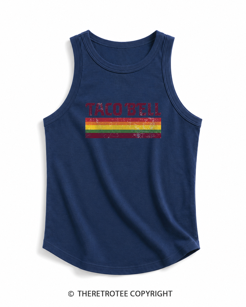 TheRetroTee Vintage Taco Paper Tank Top
