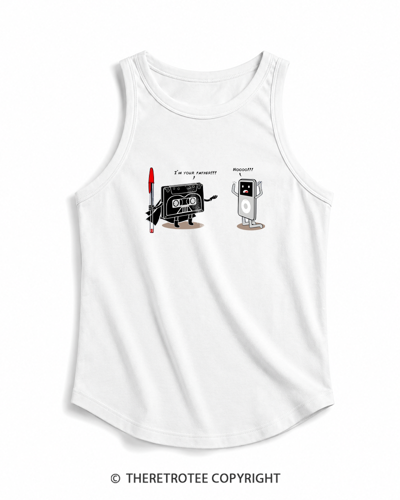 TheRetroTee I´M Your Father 1980s Tank Top