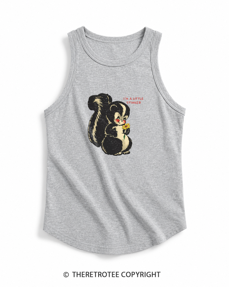 TheRetroTee Im a Little Stinker 1950s Tank Top