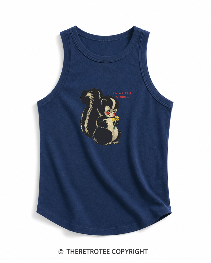 TheRetroTee Im a Little Stinker 1950s Tank Top