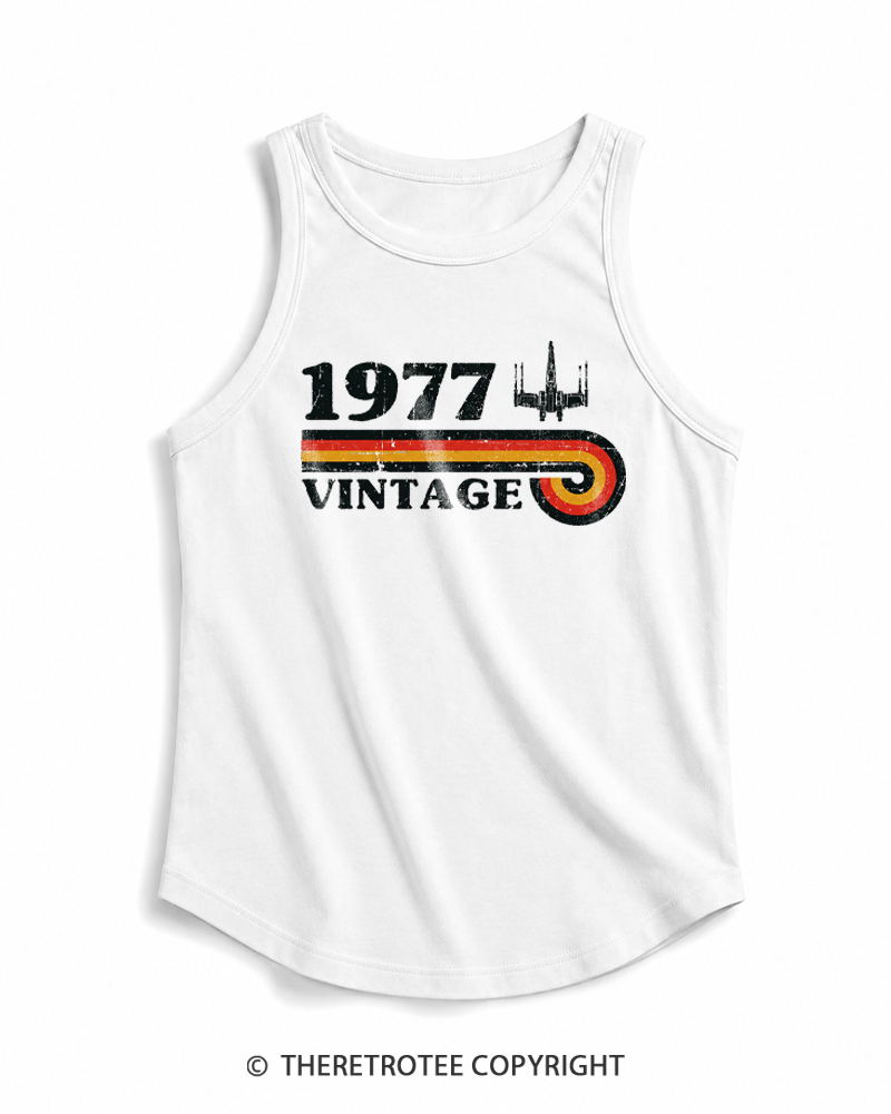 TheRetroTee 1977 Vintage Wing Tank Top