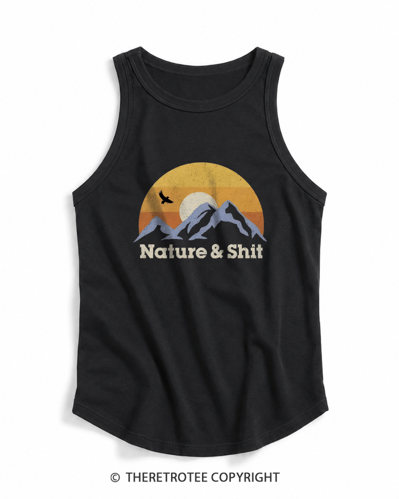 TheRetroTee Nature & Shit 1970s Tank Top