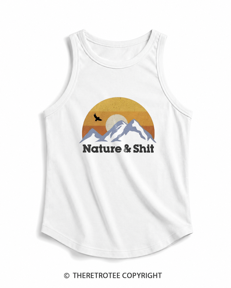 TheRetroTee Nature & Shit 1970s Tank Top