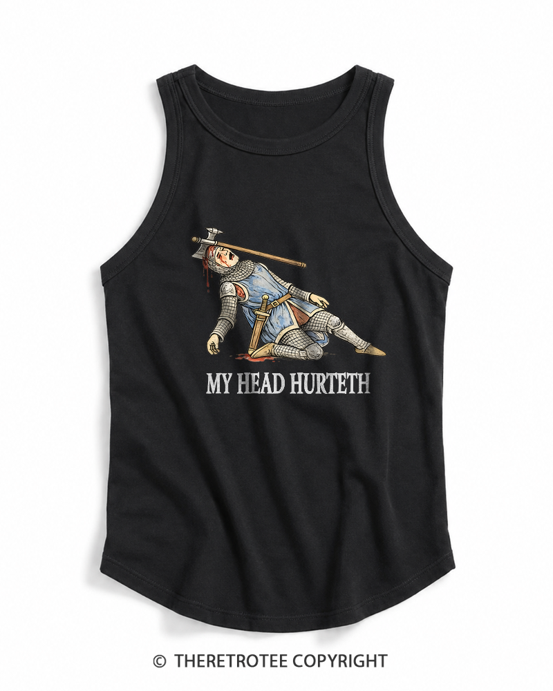 TheRetroTee My Head Hurteth Tank Top