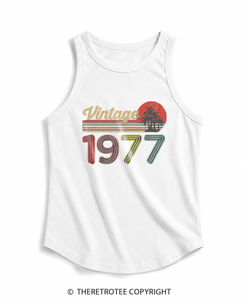 TheRetroTee 1977 Vintage Tank Top