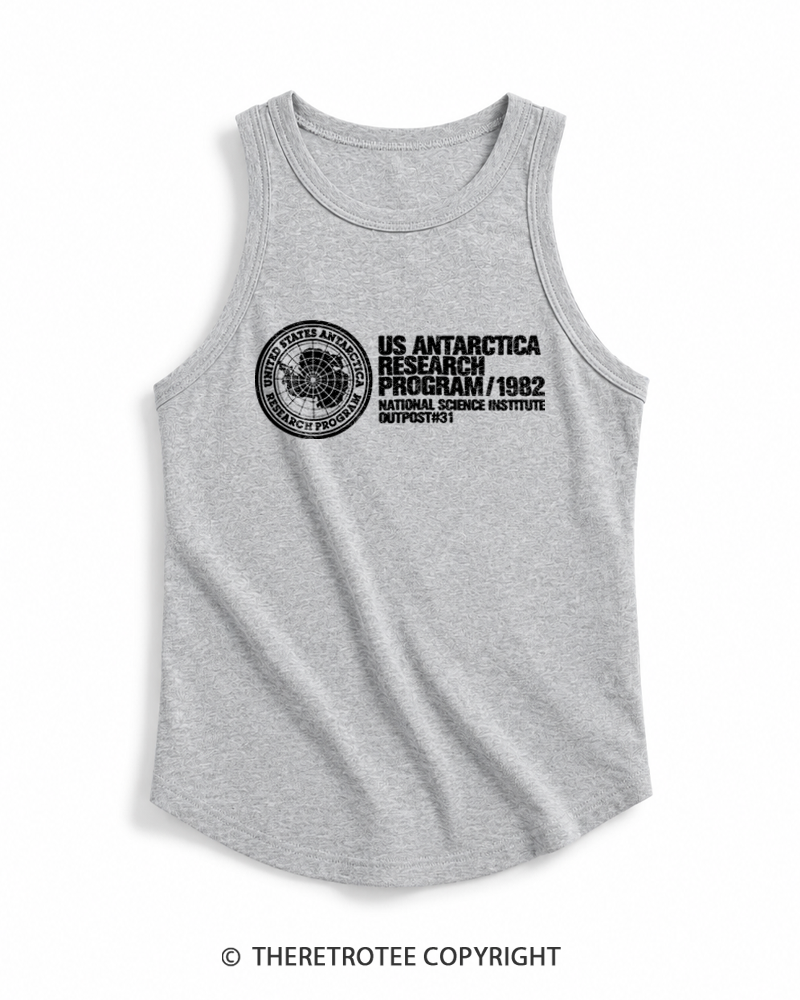 TheRetroTee US Expedition Antarctica Research Program 1980s Tank Top