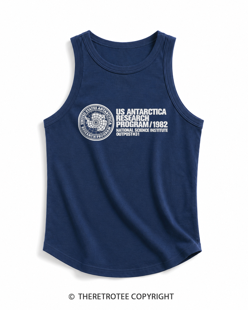 TheRetroTee US Expedition Antarctica Research Program 1980s Tank Top