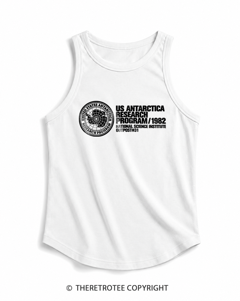 TheRetroTee US Expedition Antarctica Research Program 1980s Tank Top