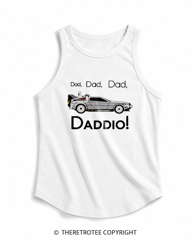 TheRetroTee Dad Daddio 1980s Tank Top