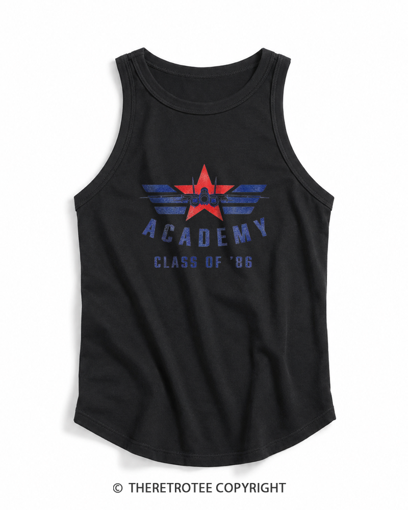 TheRetroTee Academy '86 1980s Tank Top