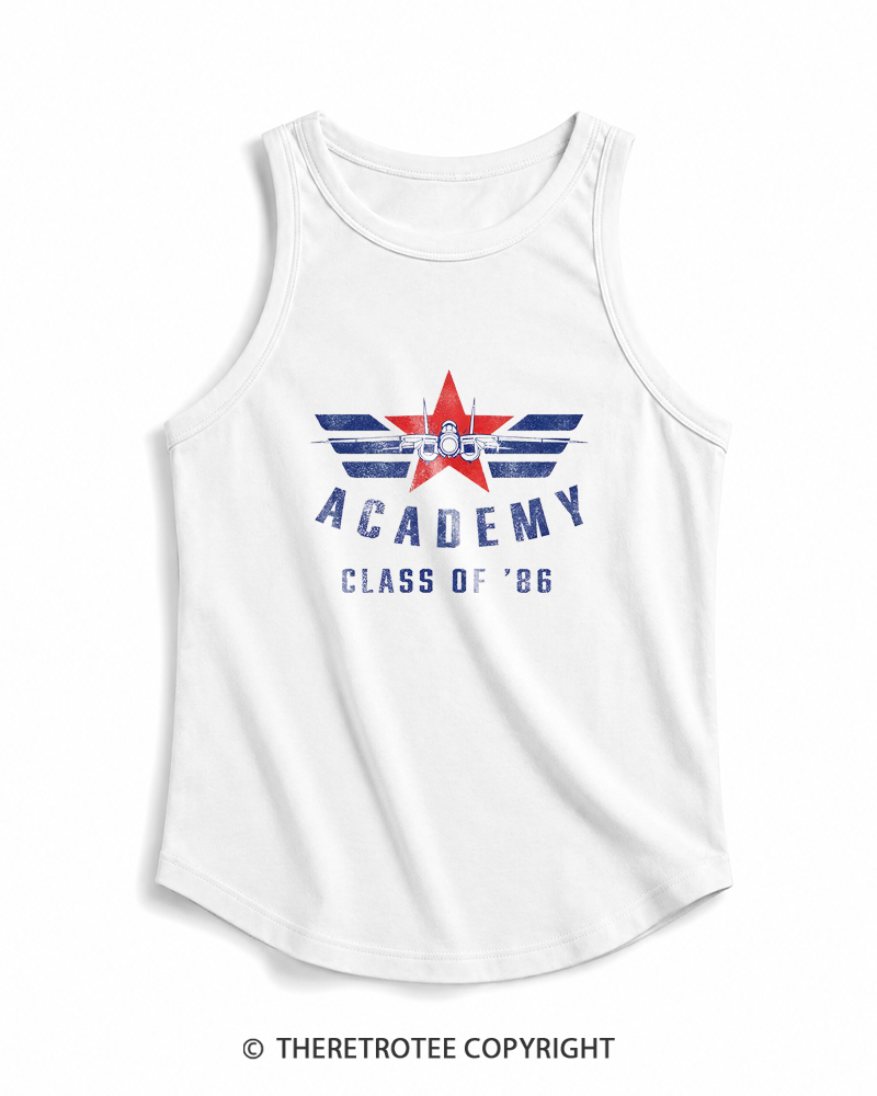 TheRetroTee Academy '86 1980s Tank Top