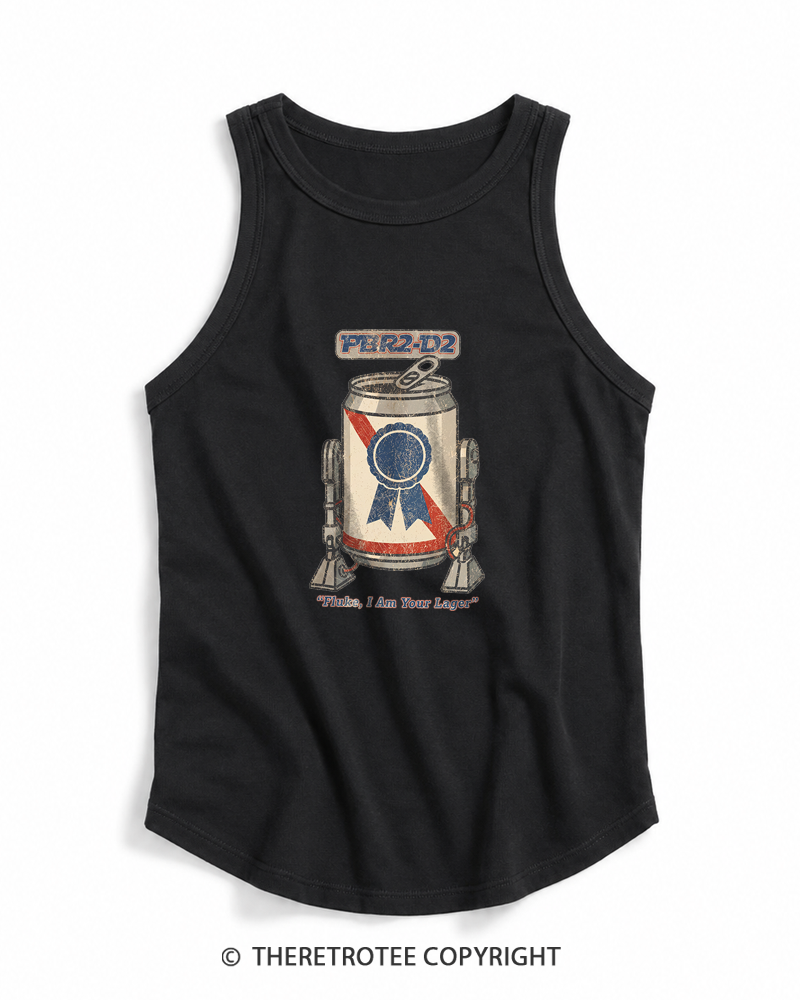 TheRetroTee I Am Your Lager 1980s Tank Top