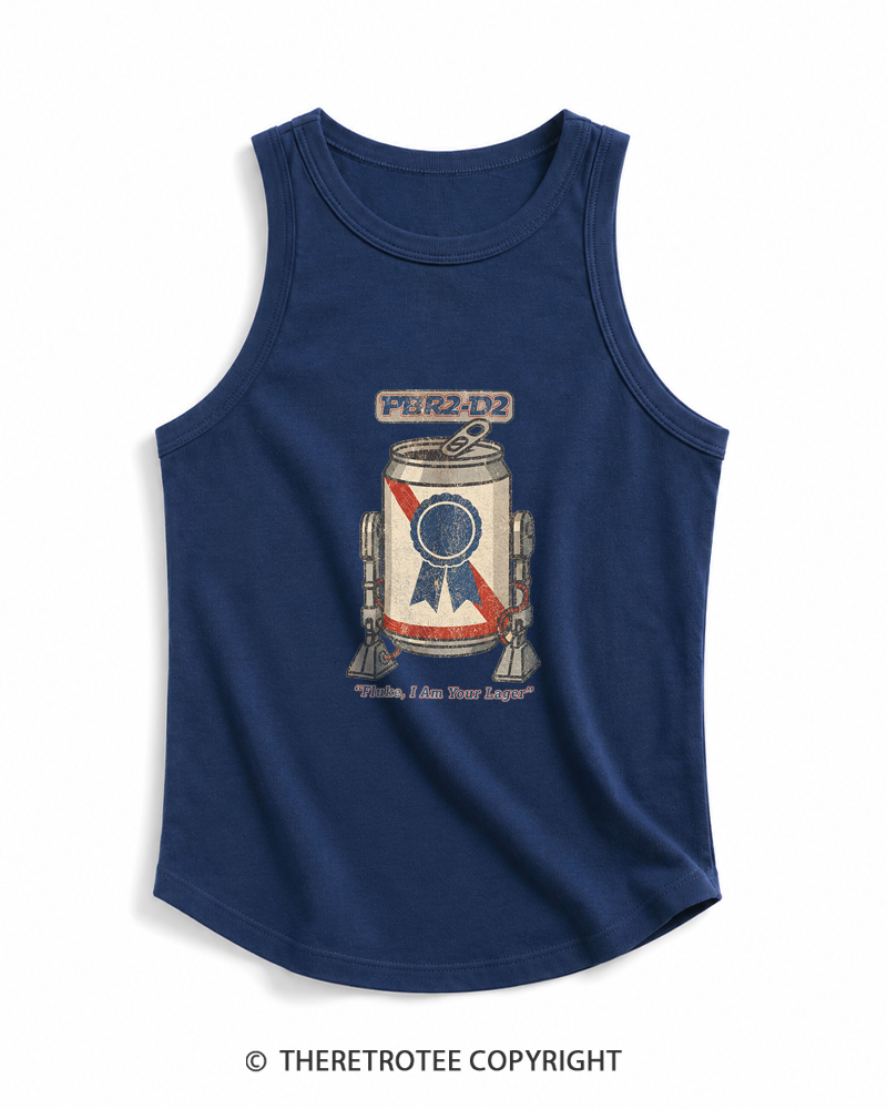 TheRetroTee I Am Your Lager 1980s Tank Top