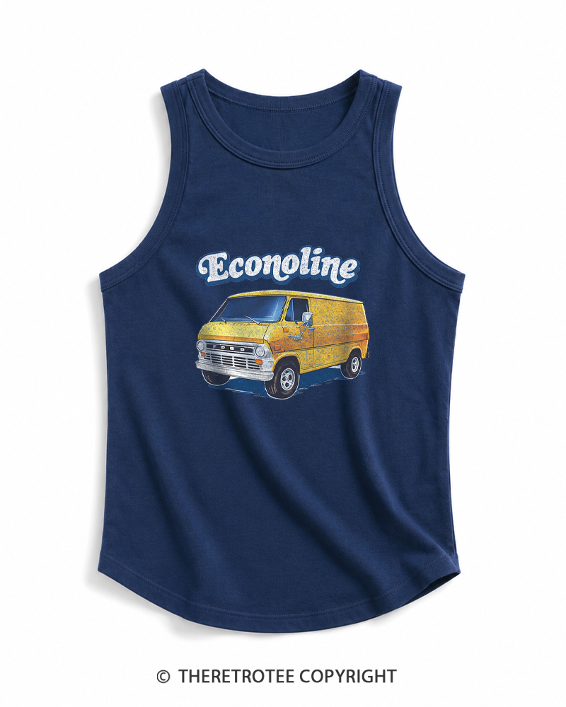 TheRetroTee 1970s Econoline Van Tank Top
