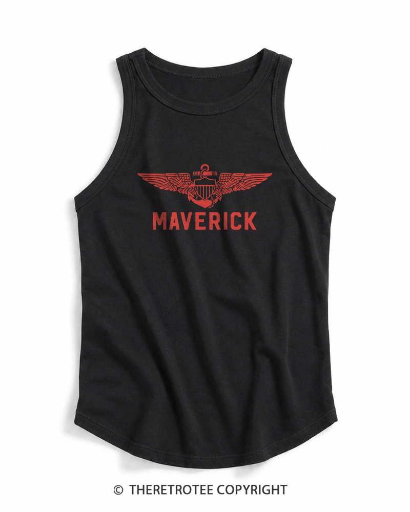 TheRetroTee Pilot Inspired 1980s Tank Top