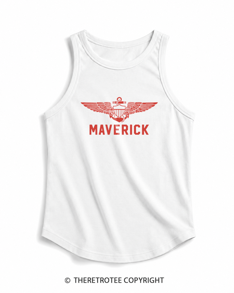 TheRetroTee Pilot Inspired 1980s Tank Top