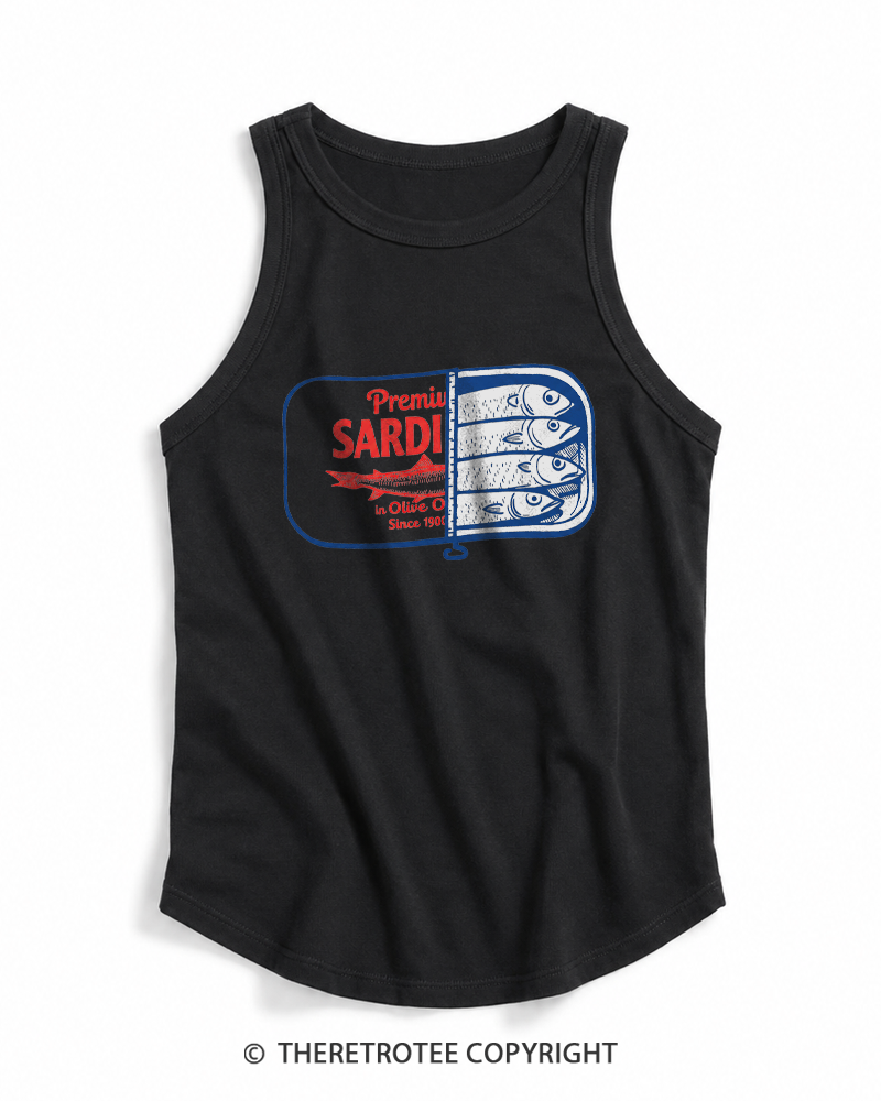 TheRetroTee Sardines 1930s Tank Top