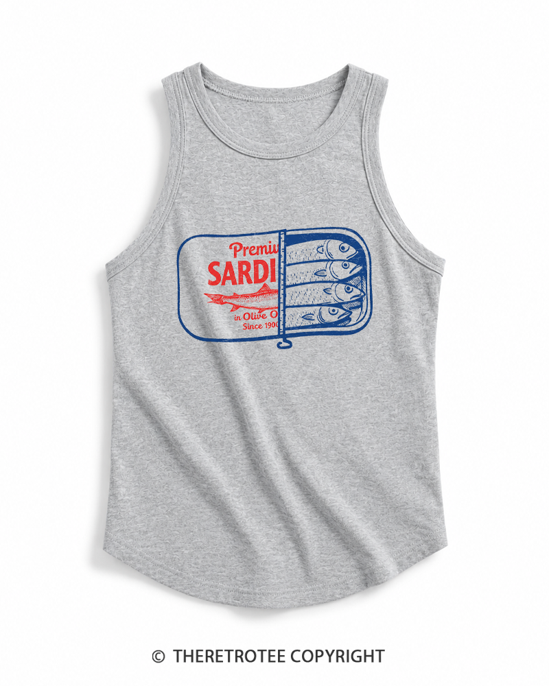 TheRetroTee Sardines 1930s Tank Top