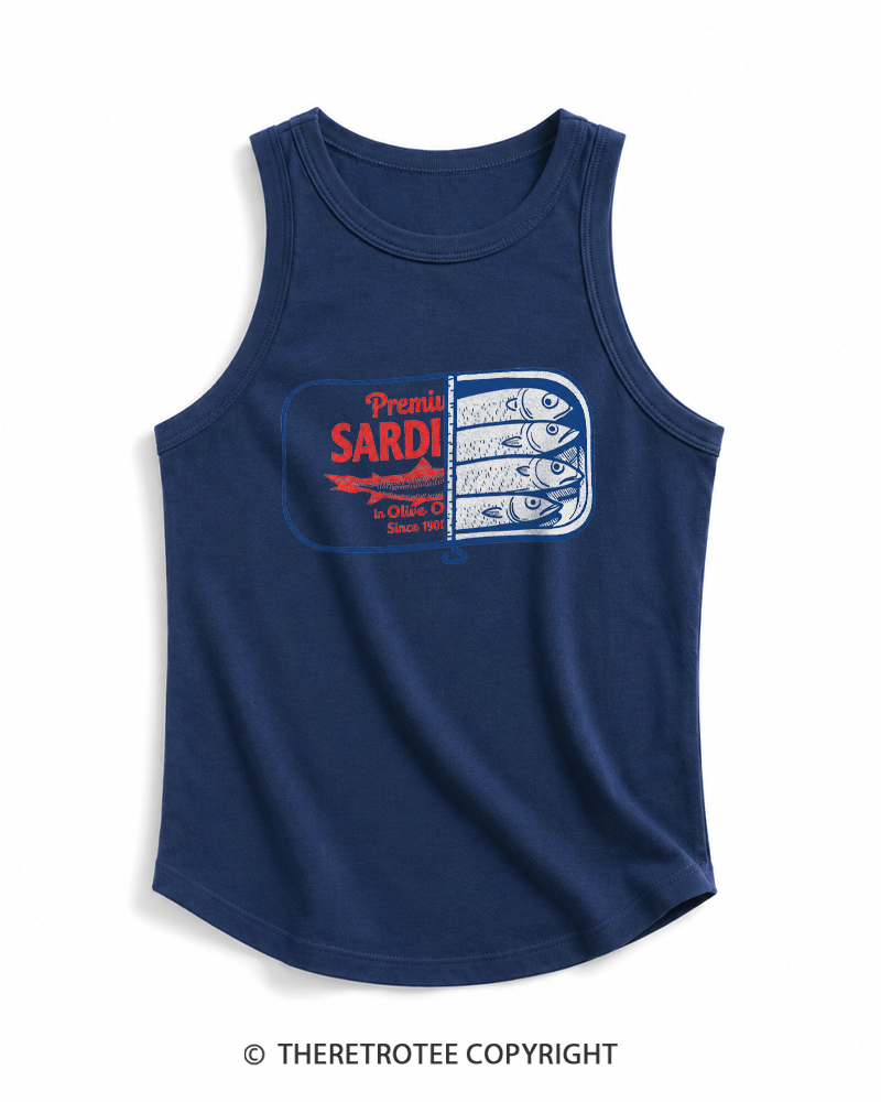 TheRetroTee Sardines 1930s Tank Top