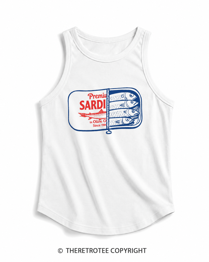 TheRetroTee Sardines 1930s Tank Top