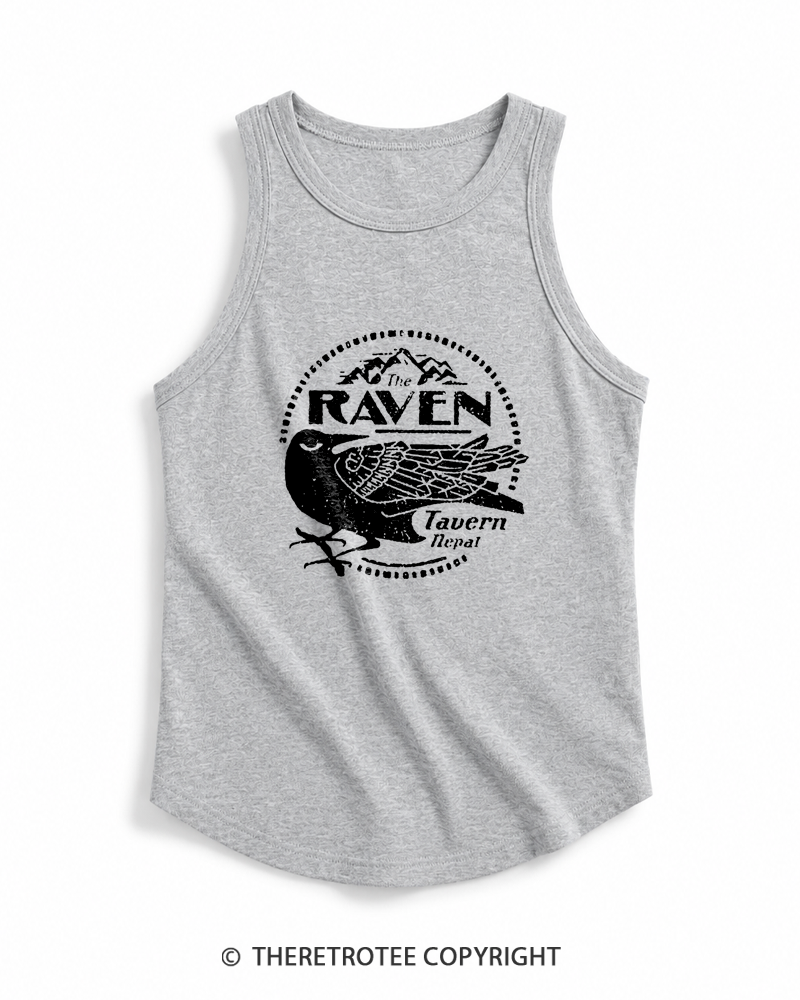 TheRetroTee Raven Tavern 1980s Tank Top