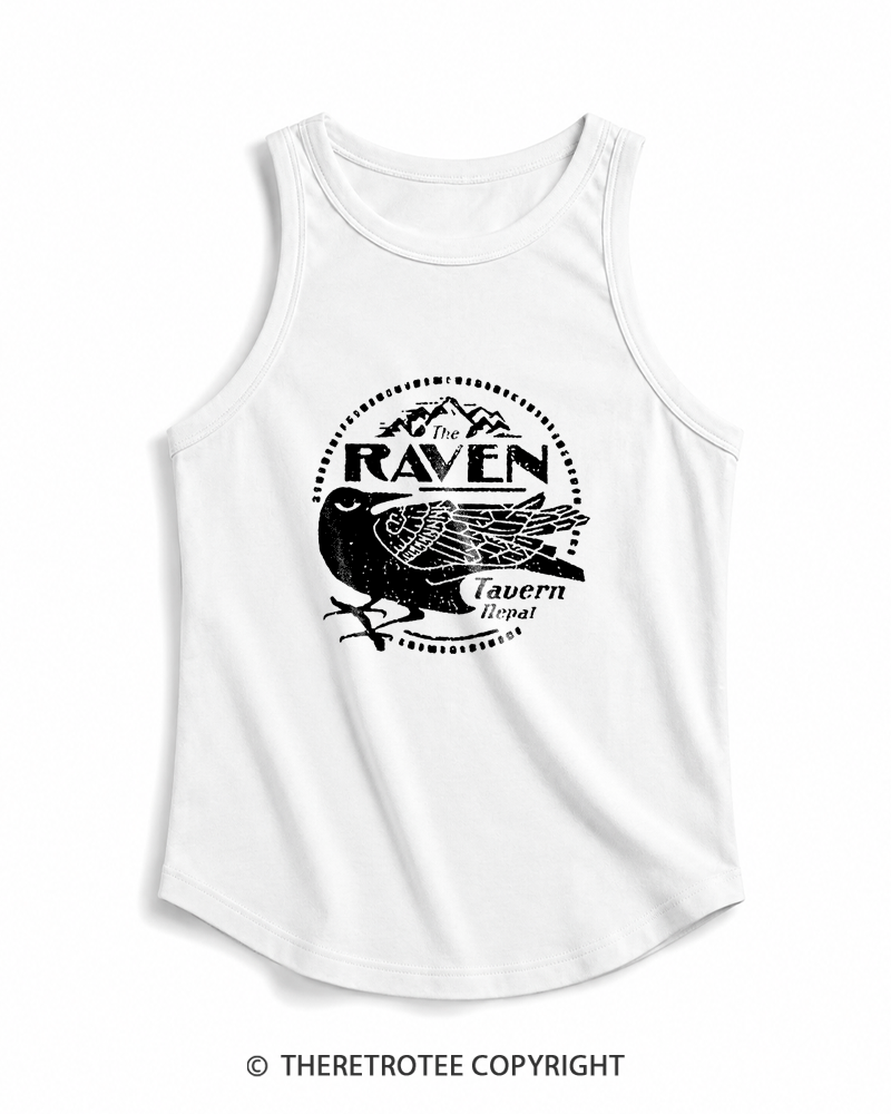 TheRetroTee Raven Tavern 1980s Tank Top