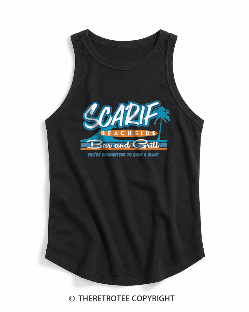 TheRetroTee Island Data Vault Bar 1980s Women's Tank Top