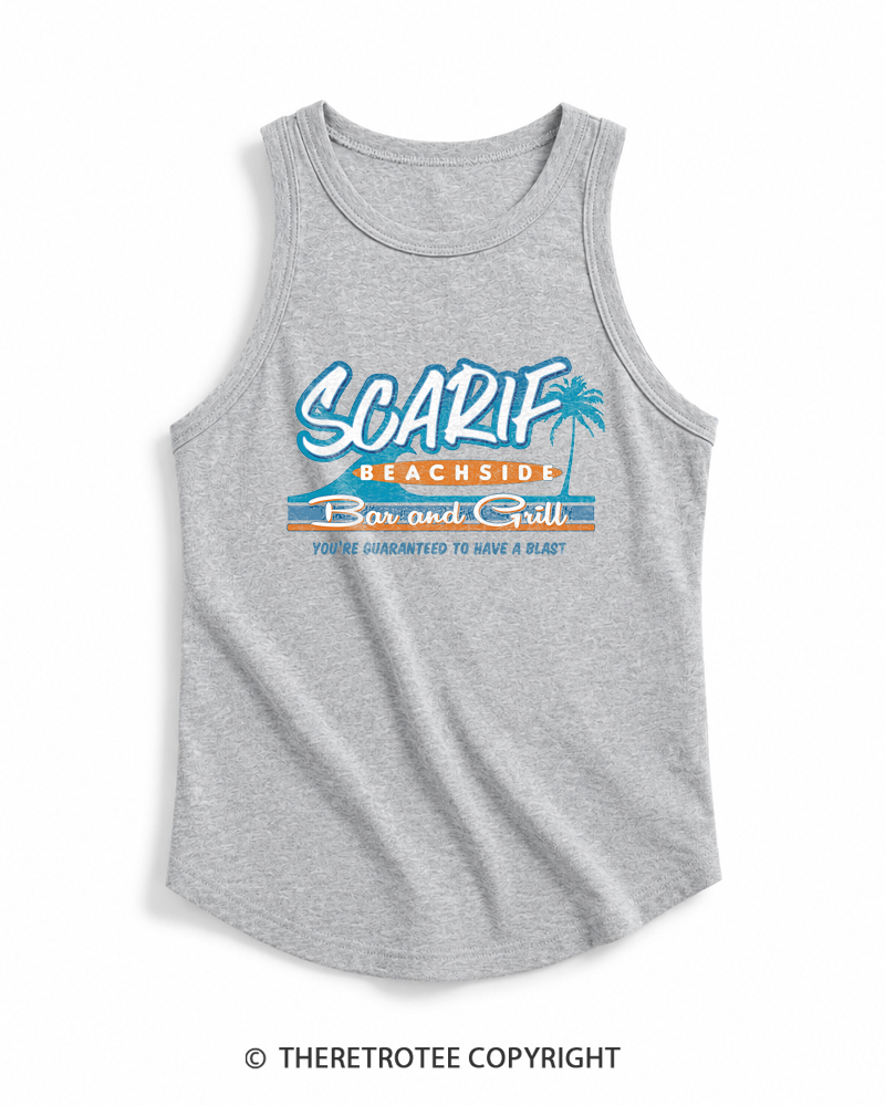 TheRetroTee Island Data Vault Bar 1980s Women's Tank Top