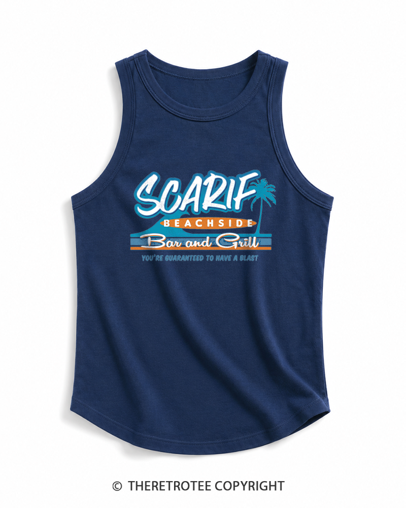 TheRetroTee Island Data Vault Bar 1980s Women's Tank Top