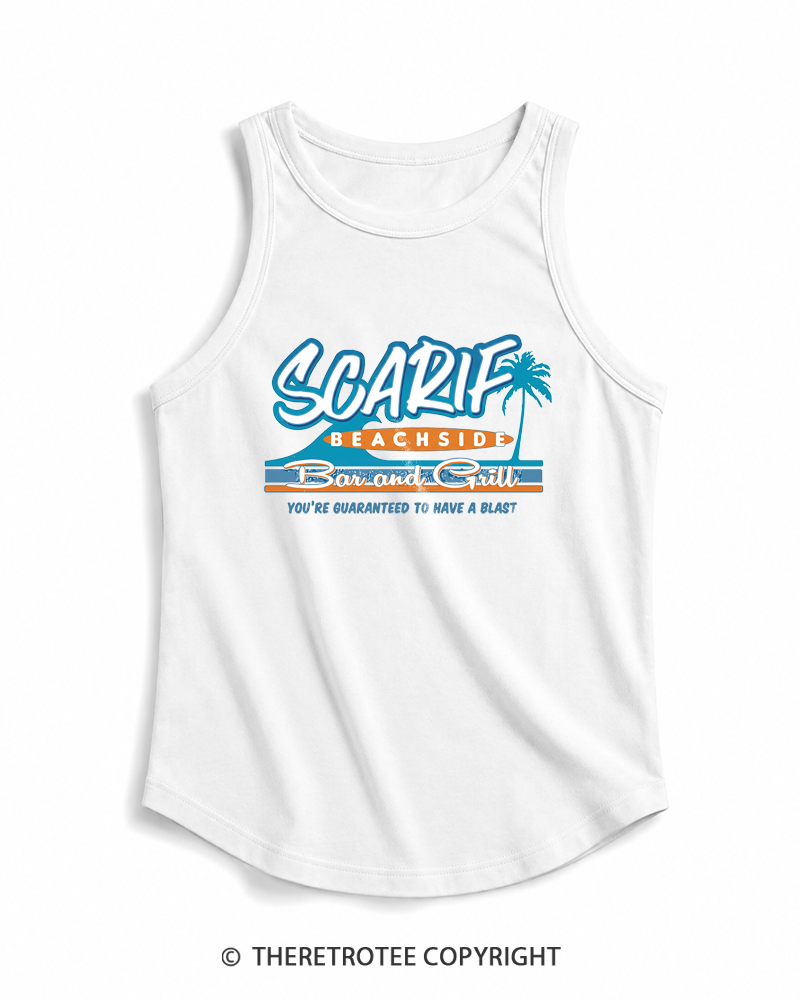 TheRetroTee Island Data Vault Bar 1980s Women's Tank Top