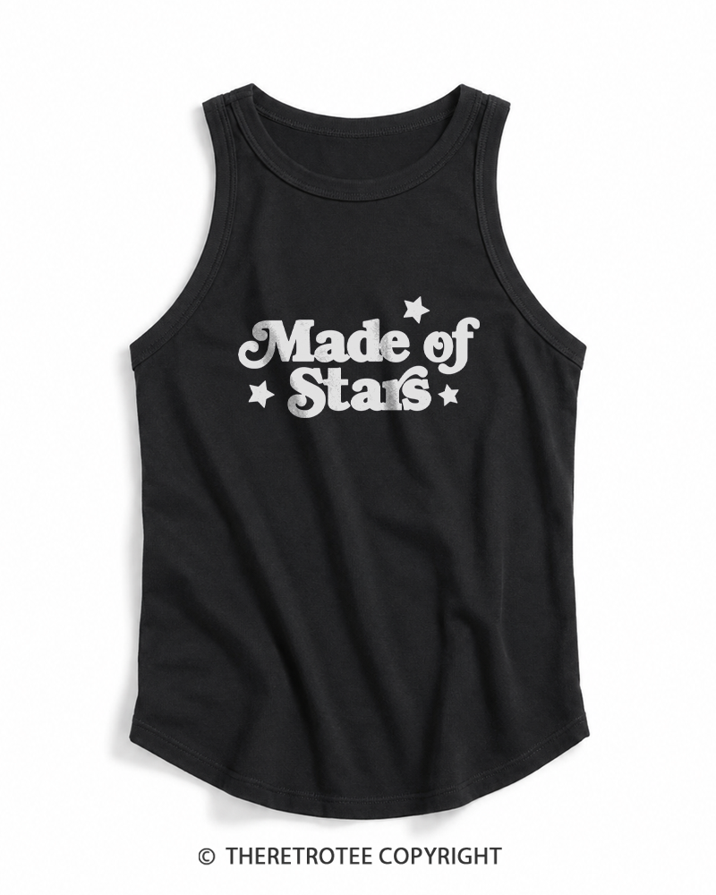 TheRetroTee Made Of Stars 1980s Tank Top