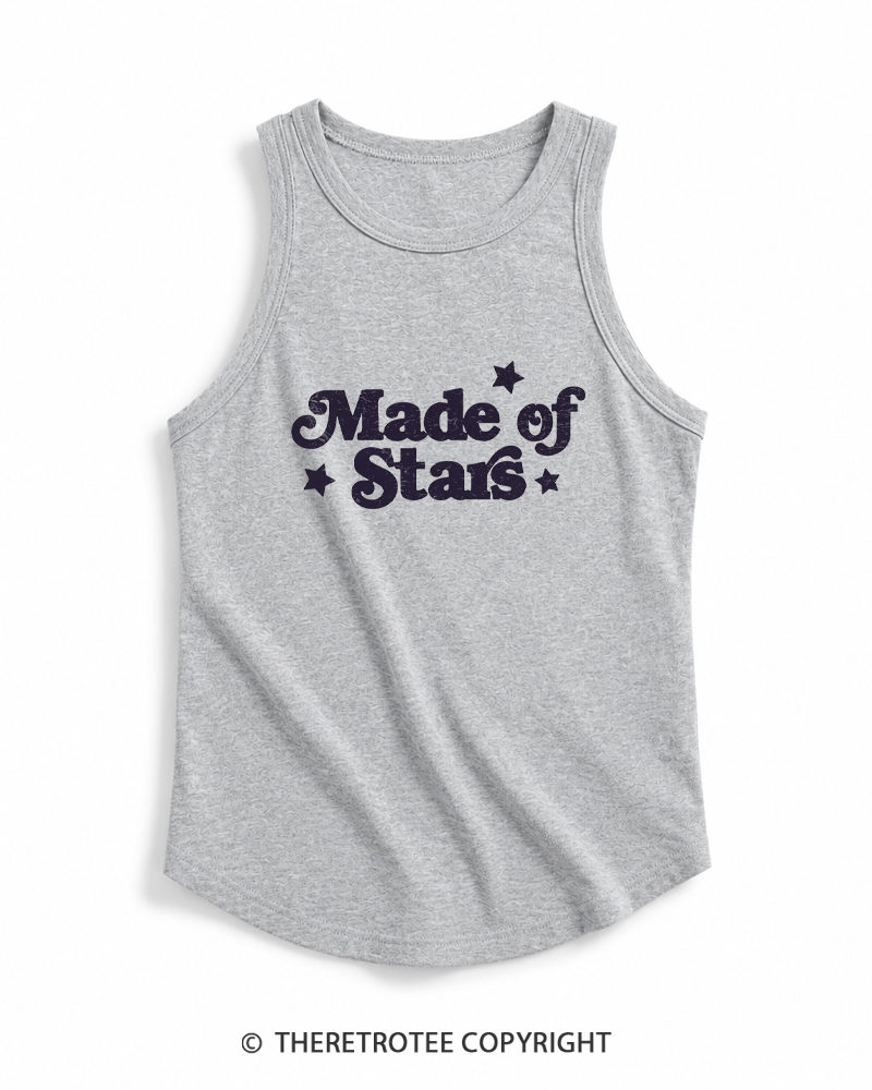 TheRetroTee Made Of Stars 1980s Tank Top