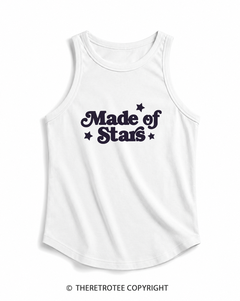 TheRetroTee Made Of Stars 1980s Tank Top
