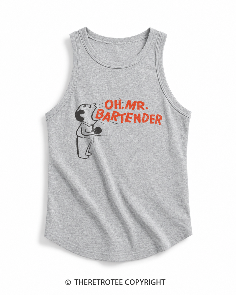 TheRetroTee Drinking Aesthetic 1960s Tank Top