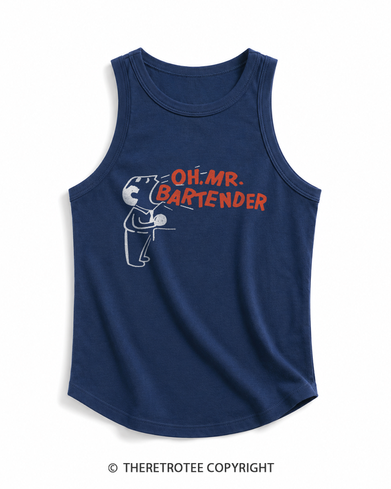 TheRetroTee Drinking Aesthetic 1960s Tank Top