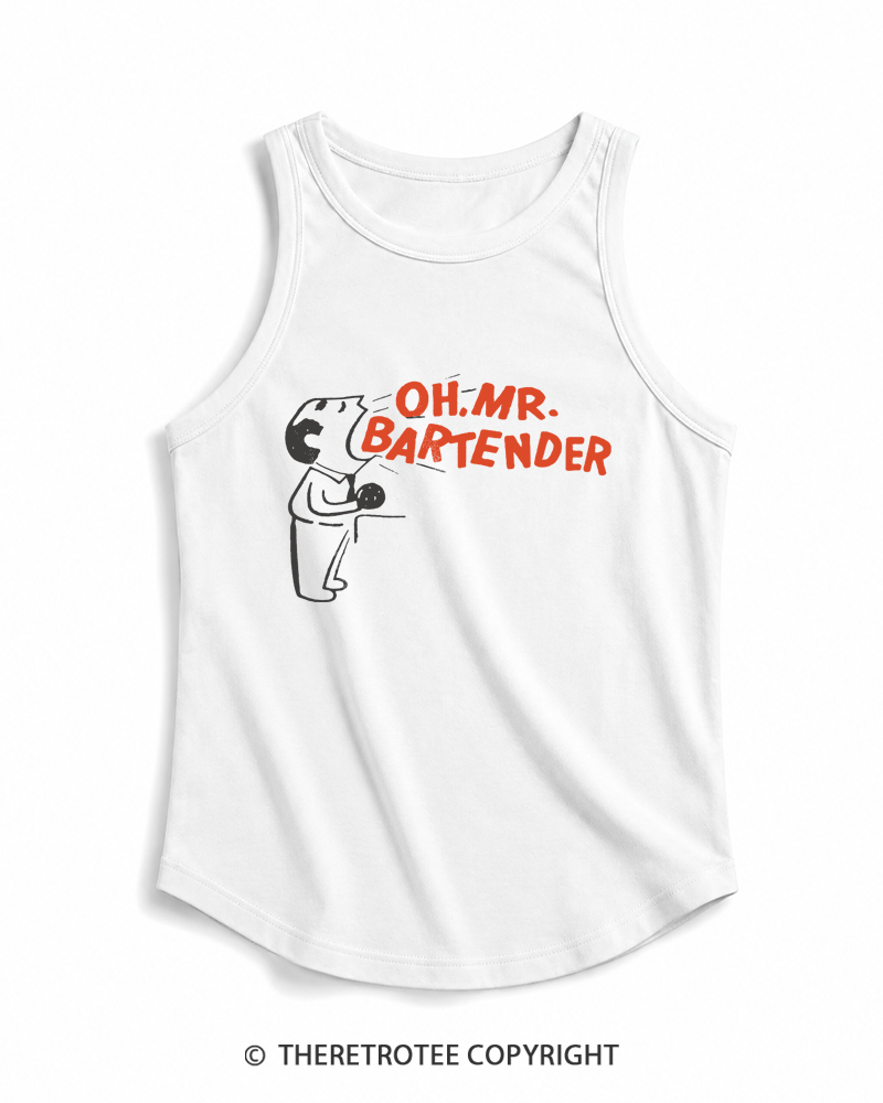 TheRetroTee Drinking Aesthetic 1960s Tank Top