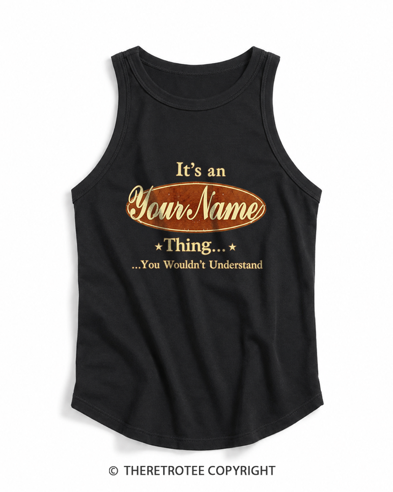 TheRetroTee It’s a Your Name Thing 1980s Tank Top