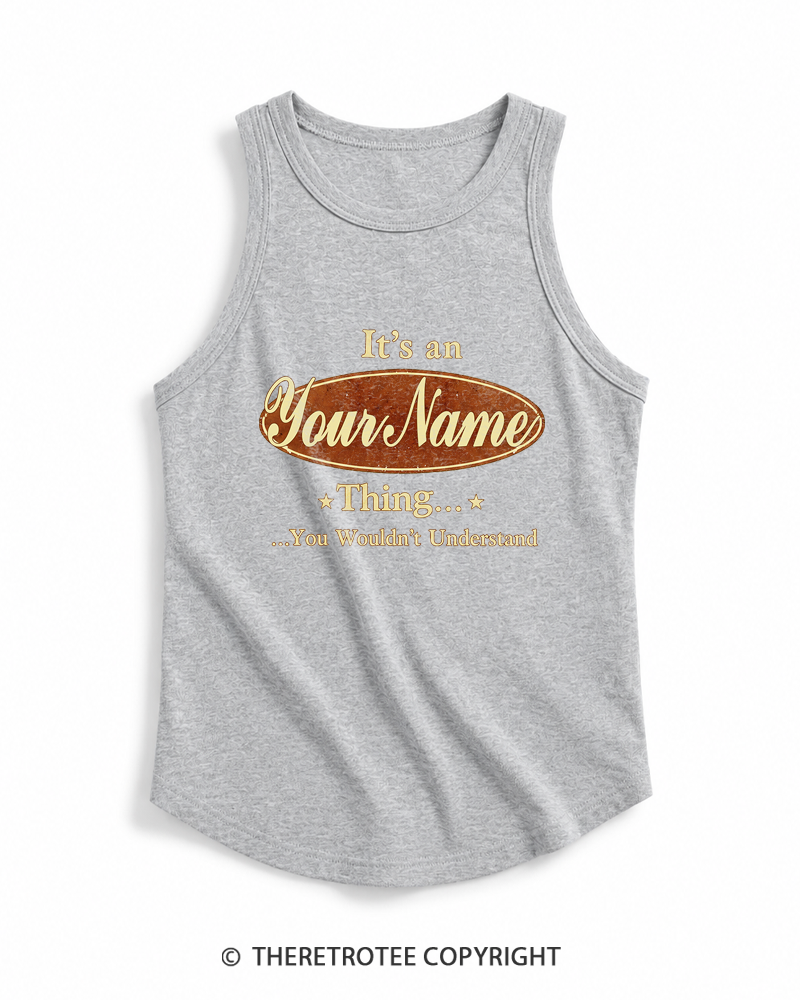 TheRetroTee It’s a Your Name Thing 1980s Tank Top