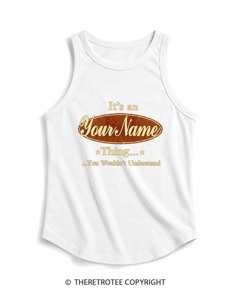 TheRetroTee It’s a Your Name Thing 1980s Tank Top