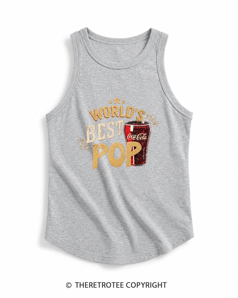 TheRetroTee World's Best Pop 1970s Tank Top