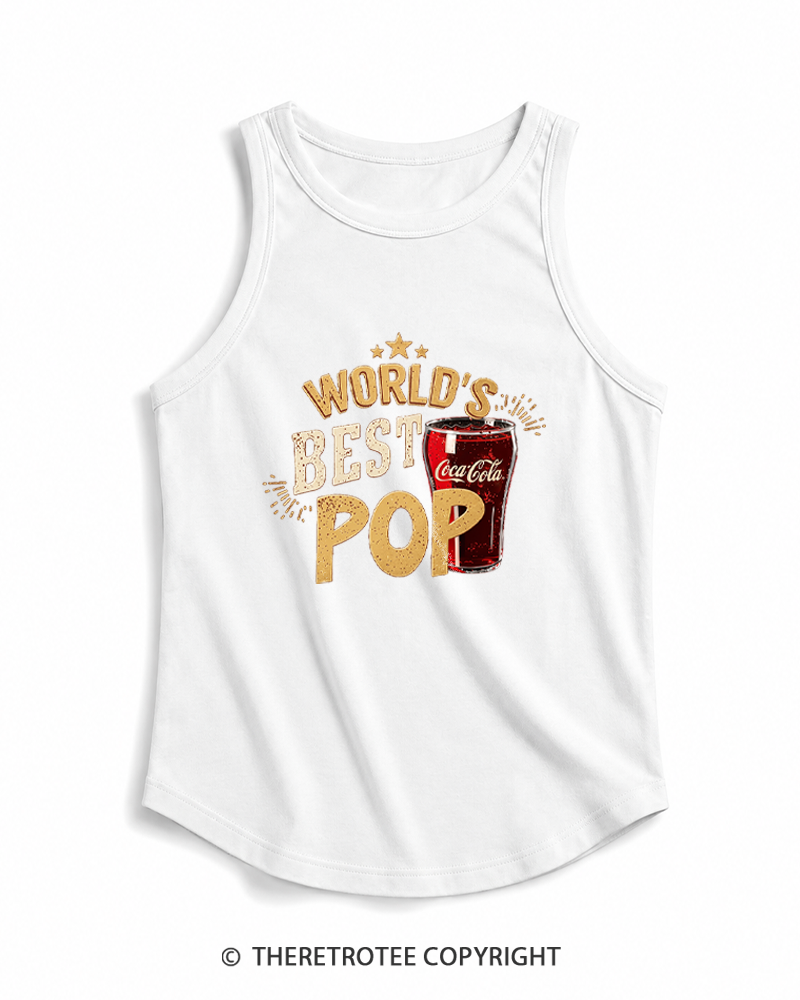 TheRetroTee World's Best Pop 1970s Tank Top