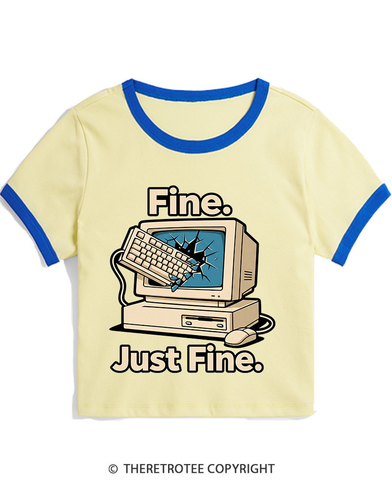 TheRetroTee Funny Angry Gamer Women's Ringer T-shirt