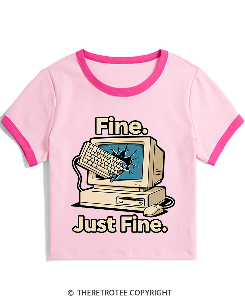 TheRetroTee Funny Angry Gamer Women's Ringer T-shirt