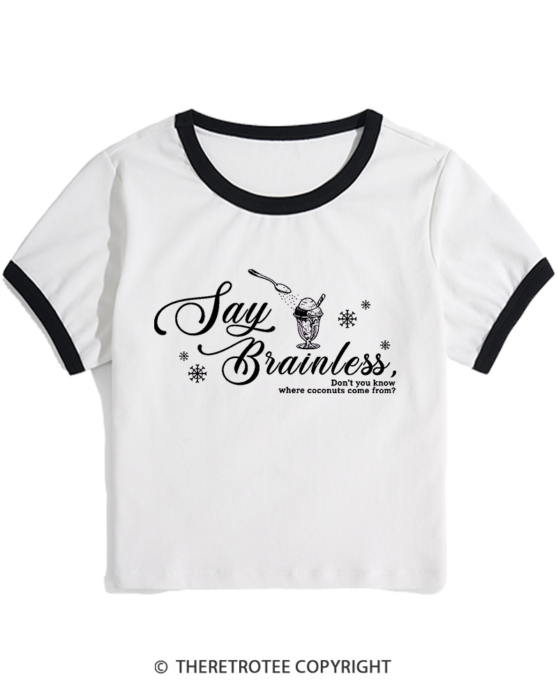 TheRetroTee Don’t You Know Where Coconuts Come From 1940s Christmas Women Ringer T-shirt