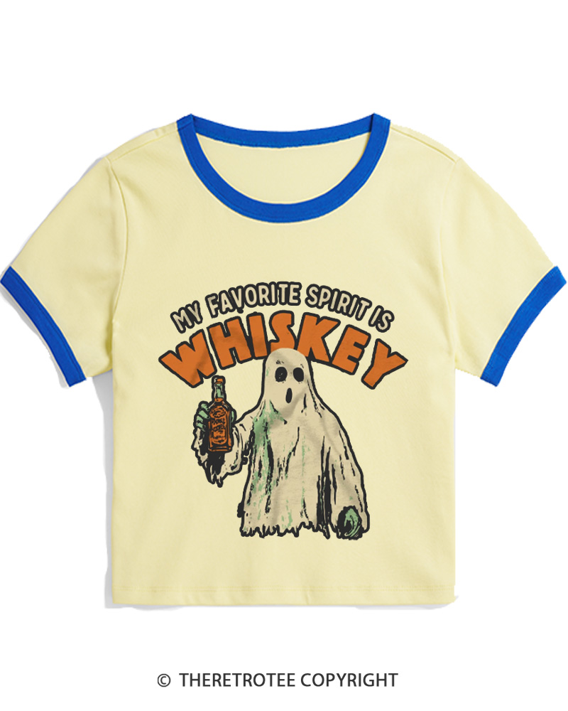 TheRetroTee What’s Your Favorite Scary Movie 1990s Women Ringer T-shirt