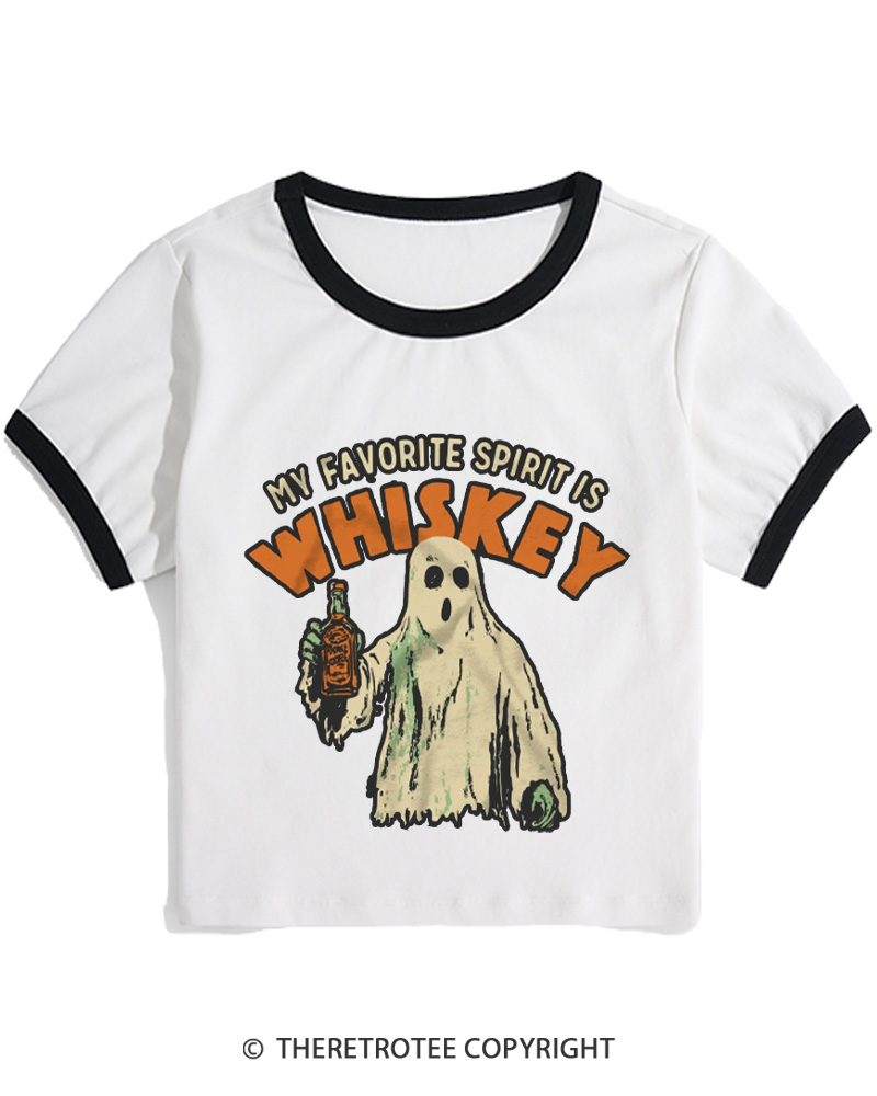 TheRetroTee What’s Your Favorite Scary Movie 1990s Women Ringer T-shirt