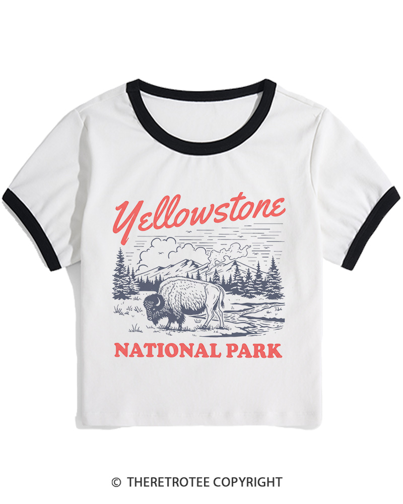 TheRetroTee American Frontier Inspired 1870s Women's Ringer T-shirt